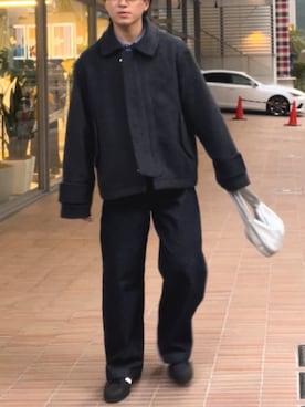 「アイテム（ジャケット/アウター）」を使った、senさん（メンズ・170cm・10代）の冬コーディネート