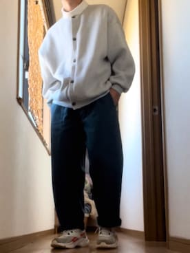 「epnok（エプノック）のアイテム（スウェット）」を使った、senさん（メンズ・170cm）の冬コーディネート