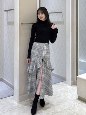 riendaofficialさん（レディース・160cm）の秋コーディネート