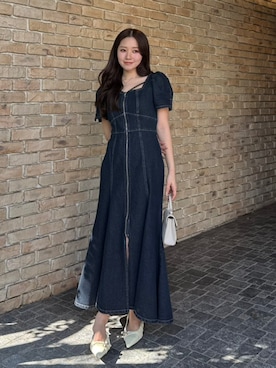 riendaofficialさん（レディース・153cm）の春コーディネート