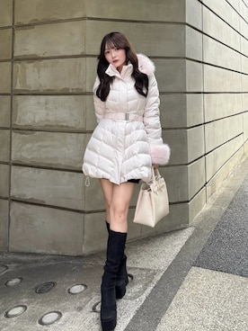 「rienda（リエンダ）のアイテム」を使った、riendaofficialさん（レディース・158cm）の秋コーディネート