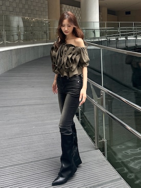 riendaofficialさん(レディース・157cm)の秋コーディネート