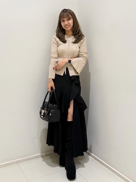 「rienda（リエンダ）のアイテム」を使った、riendaofficialさん（レディース・152cm）の秋コーディネート