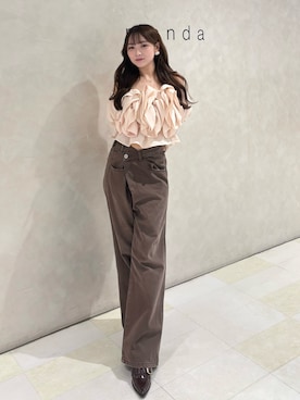 riendaofficialさん(レディース・158cm)の秋コーディネート
