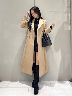 「rienda（リエンダ）のアイテム」を使った、riendaofficialさん（レディース・159cm）の秋コーディネート