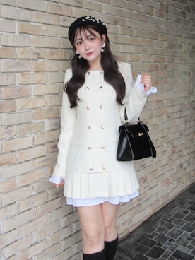 「rienda（リエンダ）のアイテム」を使った、riendaofficialさん（レディース・158cm）の秋コーディネート