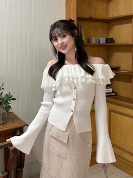 riendaofficialさん（レディース・160cm）の春コーディネート