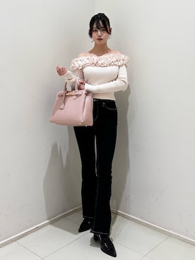 riendaofficialさん(レディース・157cm)の秋コーディネート