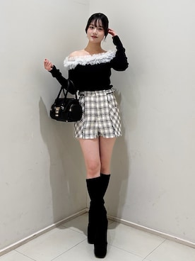「rienda（リエンダ）のアイテム」を使った、riendaofficialさん（レディース・157cm）の秋コーディネート