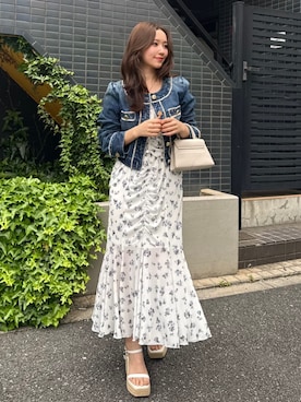 「rienda（リエンダ）のアイテム」を使った、riendaofficialさん（レディース・153cm）の春コーディネート