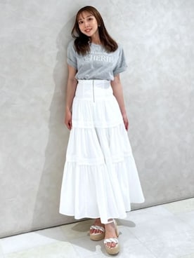 riendaofficialさん(レディース・159cm)の夏コーディネート