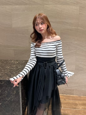 「rienda（リエンダ）のアイテム（ワンピース/ドレス）」を使った、riendaofficialさん（レディース・153cm）の冬コーディネート