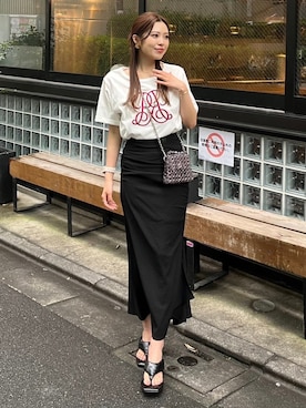 riendaofficialさん（レディース・158cm）の春コーディネート