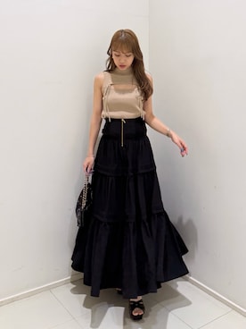 riendaofficialさん（レディース・152cm）の春コーディネート