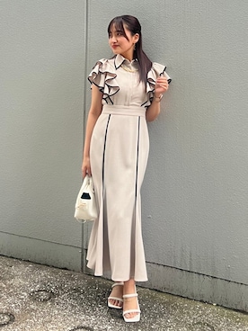 riendaofficialさん（レディース・162cm）の春コーディネート