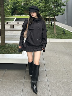 riendaofficialさん(レディース・157cm)の秋コーディネート
