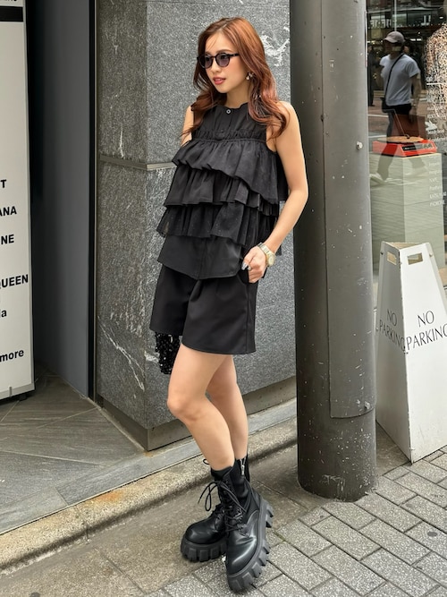 タックステッチショートパンツ（その他パンツ）｜rienda