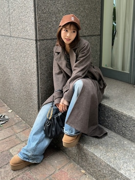 「rienda（リエンダ）のアイテム」を使った、riendaofficialさん（レディース・154cm）の秋コーディネート