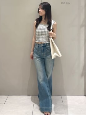 riendaofficialさん（レディース・156cm）の夏コーディネート