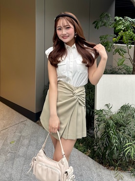 「rienda（リエンダ）のアイテム」を使った、riendaofficialさん（レディース・158cm）の春コーディネート