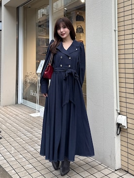 riendaofficialさん（レディース・160cm）の冬コーディネート