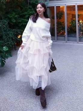 riendaofficialさん(レディース・159cm)の秋コーディネート