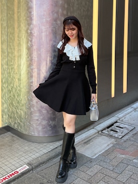 riendaofficialさん(レディース・164cm)の冬コーディネート