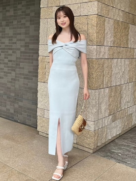 「お出かけスタイル」｜「アイテム（ワンピース/ドレス）」を使った、riendaofficialさん（レディース・160cm）の夏コーディネート
