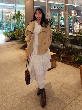 riendaofficialさん(レディース・159cm)の秋コーディネート