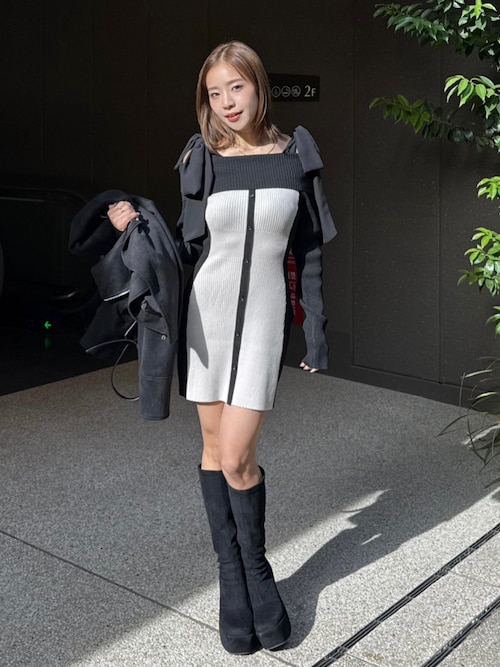 美脚ストレッチブーツ  秋服 冬服