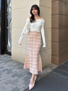 「rienda（リエンダ）のアイテム」を使った、riendaofficialさん（レディース・160cm）の冬コーディネート