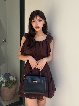 riendaofficialさん（レディース・155cm）の夏コーディネート