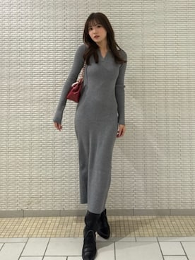 riendaofficialさん(レディース・160cm)の冬コーディネート