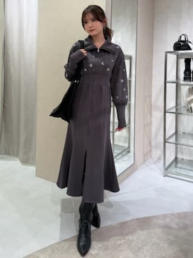 riendaofficialさん（レディース・160cm）の秋コーディネート