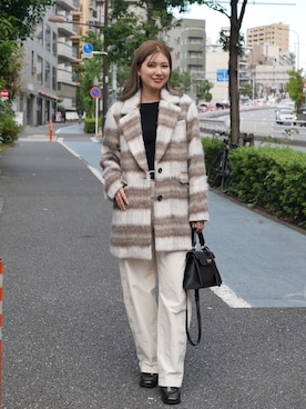 riendaofficialさん（レディース・164cm）の冬コーディネート