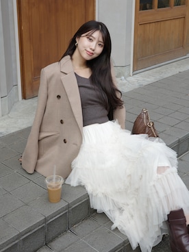 riendaofficialさん(レディース・168cm)の秋コーディネート