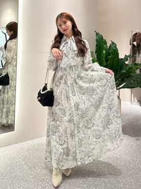 「rienda（リエンダ）のアイテム」を使った、riendaofficialさん（レディース・151cm）の冬コーディネート