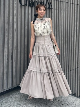 riendaofficialさん（レディース・159cm）の夏コーディネート