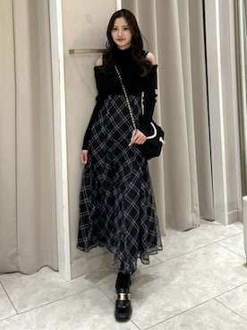 「きれいめ」｜riendaofficialさん（レディース・157cm）の冬コーディネート