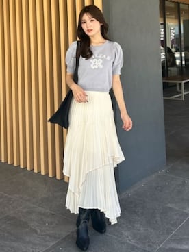 riendaofficialさん（レディース・160cm）の夏コーディネート