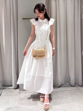 riendaofficialさん（レディース・158cm）の夏コーディネート