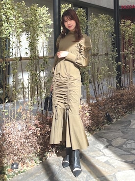 riendaofficialさん(レディース・161cm)の冬コーディネート