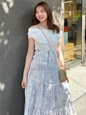 riendaofficialさん（レディース・159cm）の夏コーディネート