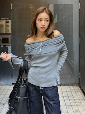 riendaofficialさん（レディース・154cm）の冬コーディネート