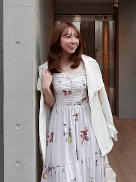 「rienda（リエンダ）のアイテム（ワンピース/ドレス）」を使った、riendaofficialさん（レディース・159cm）の冬コーディネート