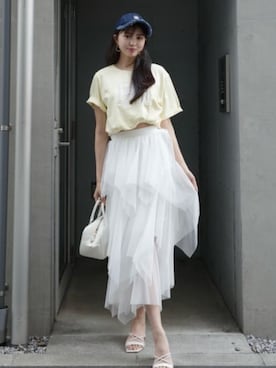 riendaofficialさん（レディース・168cm）の夏コーディネート