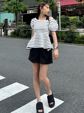 riendaofficialさん(レディース・165cm)の夏コーディネート