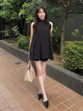 「rienda（リエンダ）のアイテム」を使った、riendaofficialさん（レディース・160cm）の夏コーディネート