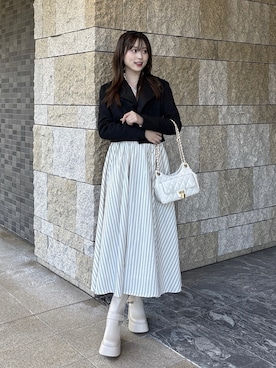 riendaofficialさん（レディース・160cm）の冬コーディネート