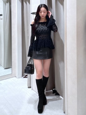 「rienda（リエンダ）のアイテム」を使った、riendaofficialさん（レディース・166cm）の秋コーディネート